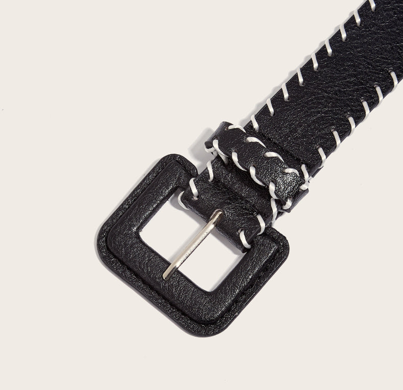 Decorative Jeans Hand-knitted Rope Belt